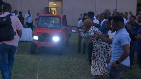 The launching event of Tanzania 1st manufactured electric vehicle