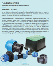 HDPE pipe and fittings 